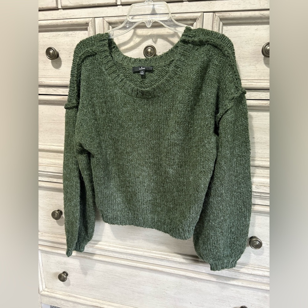 Lulus crop sweater small